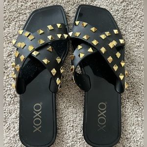 Gold Embellished slides